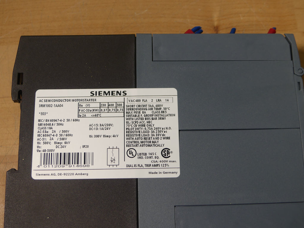 Siemens Sirius Motorstarter 3RM1002-1AA04