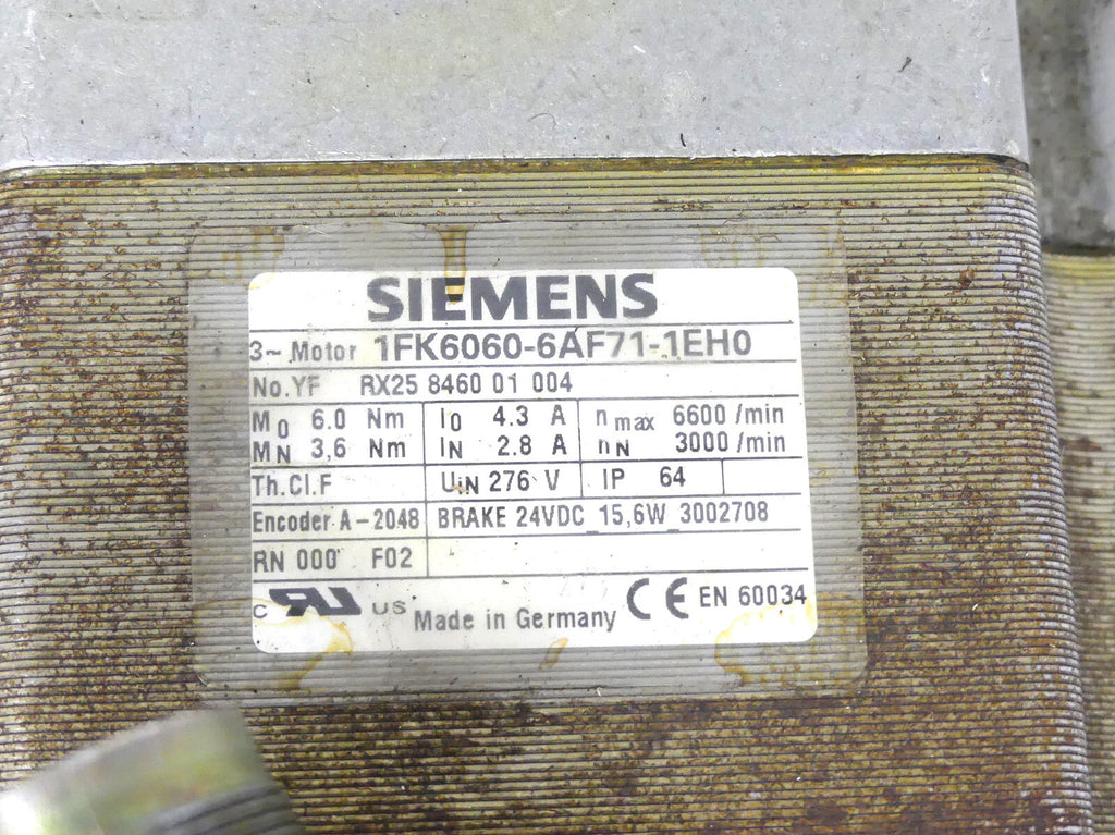 SIEMENS 1FK6060-6AF71-1EH0