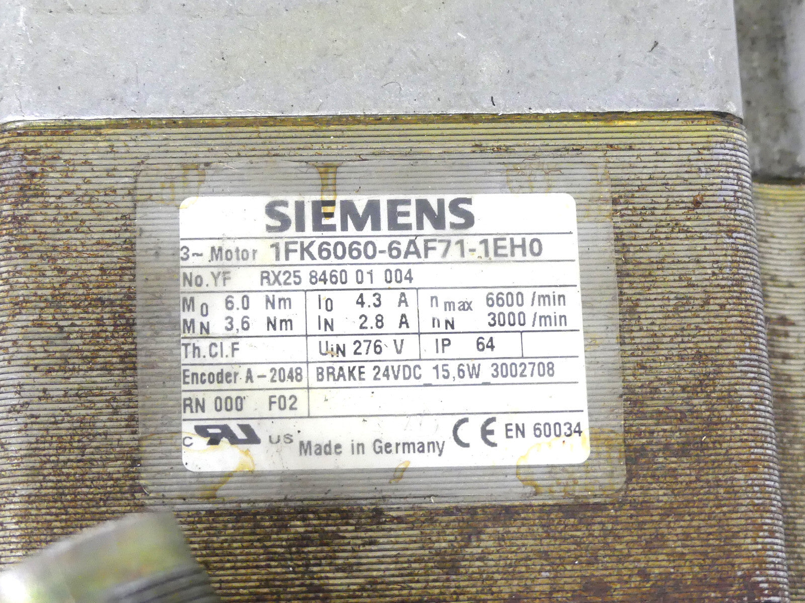 SIEMENS 1FK6060-6AF71-1EH0