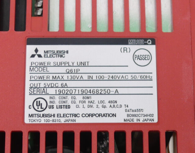 Mitsubishi Electric Netzteil Q61P power supply