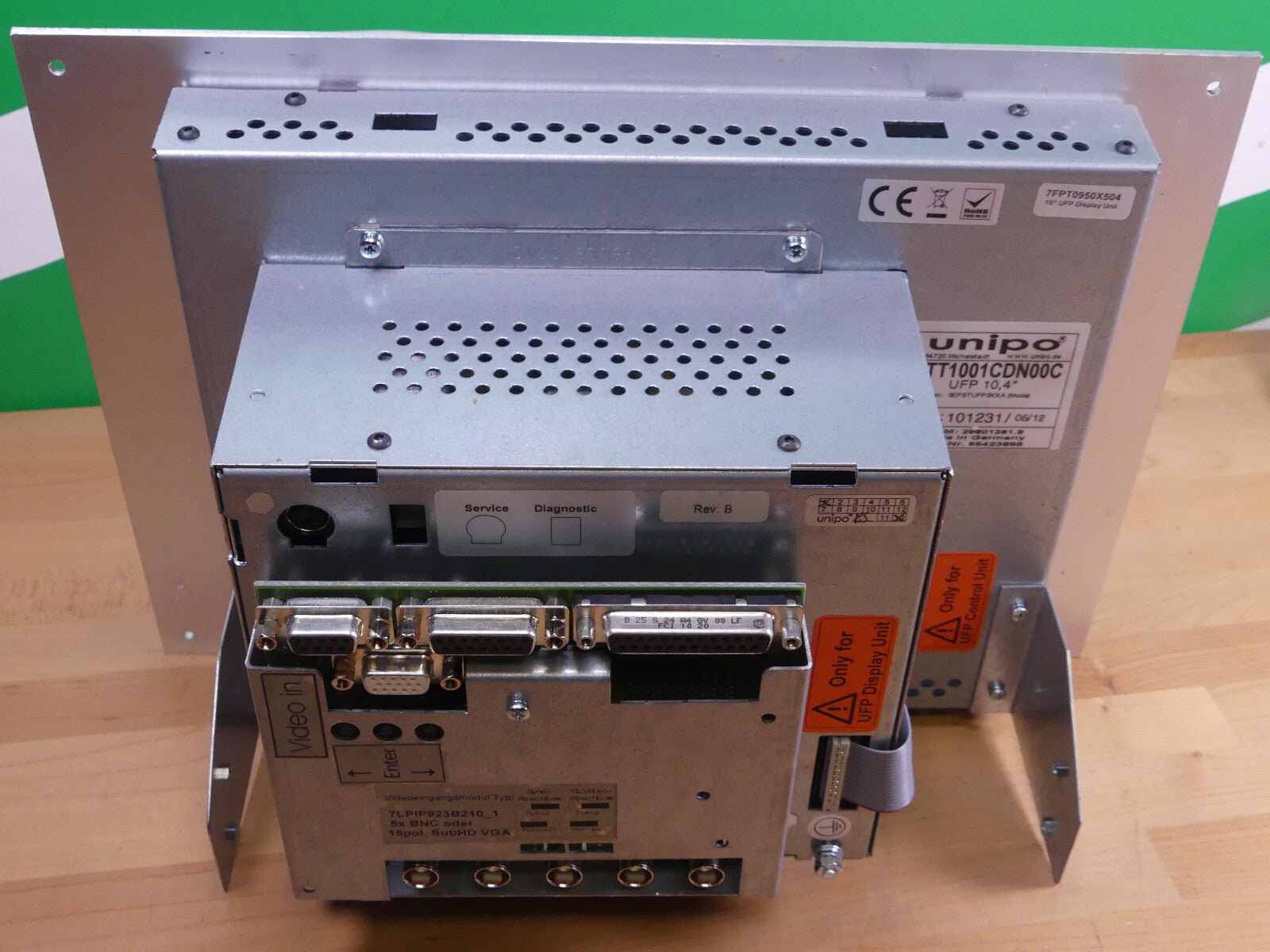 Unipo UFP Monitor 2TT1001CDN00C Contol Unit 7BXUFP03GH00 s.Bilder
