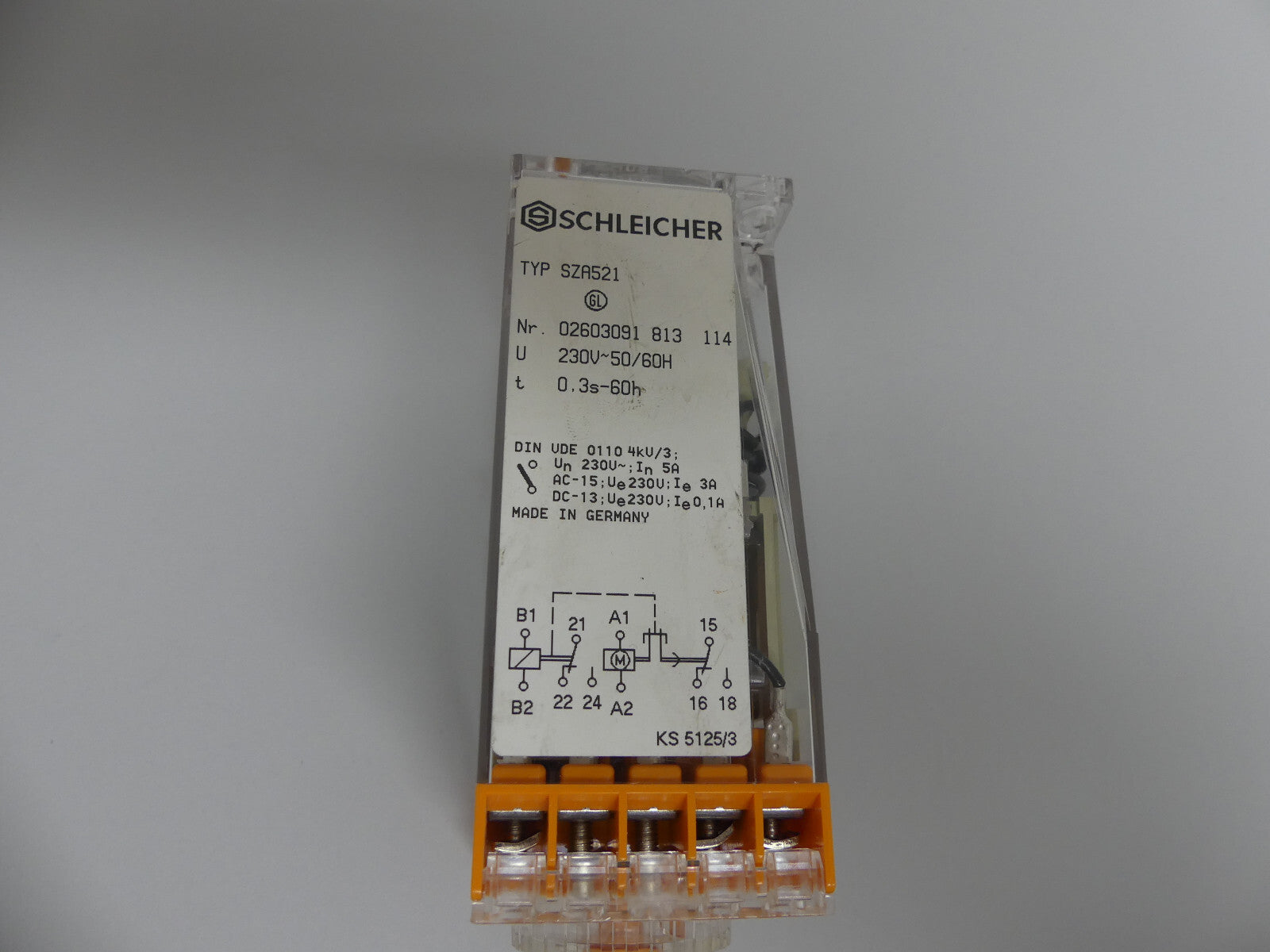 Schleicher SZA 521 Zeitrelais