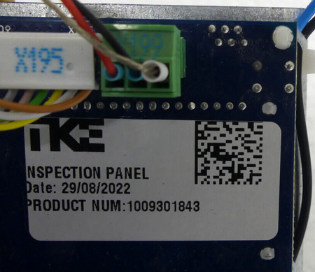 ThyssenKrupp Thyssen Bot Emerg vTest Int SCM CMC4+20.50 v2 nespection panel