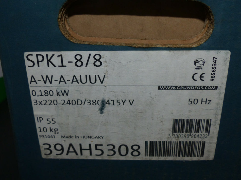 Grundfos SPK1-8/8 s. Bilder