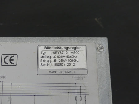 Modl 4RY8712-1AS00 blindleistungsregler