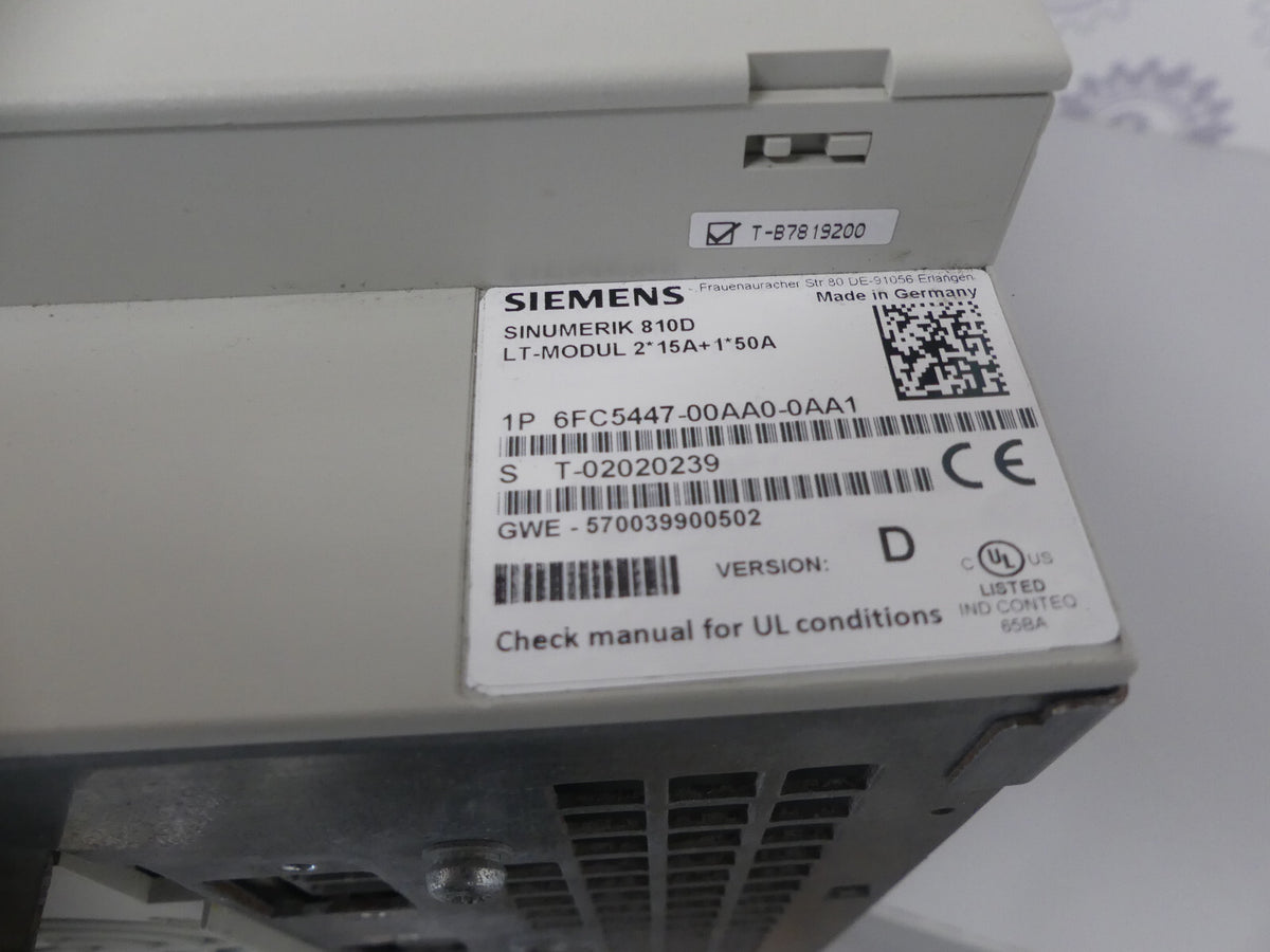 Siemens 6FC5447-00AA0-0AA1