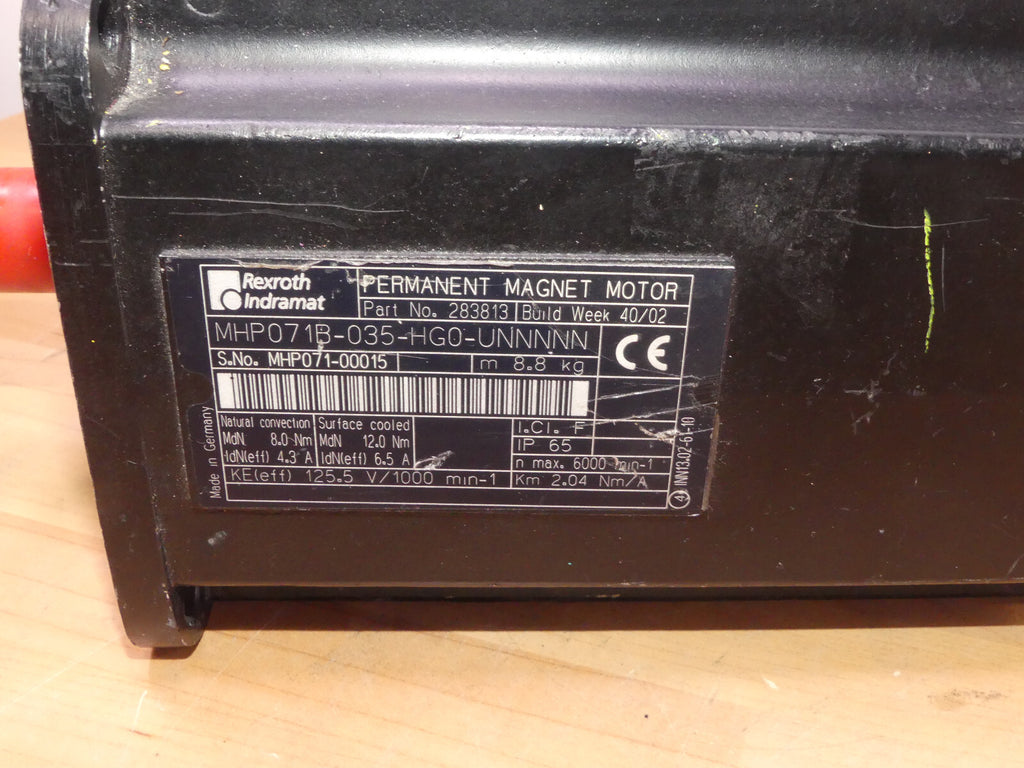 REXROTH MHP071B-035-HG0-UNNNNN Synchronous servo motor