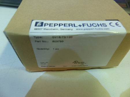  PEPPERL+FUCHS GV18/73/120