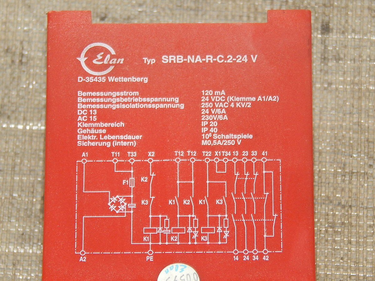  Elan Schmersal Sicherheitsrelais SRB-NA-R-C.2-24 V  s.Bilder