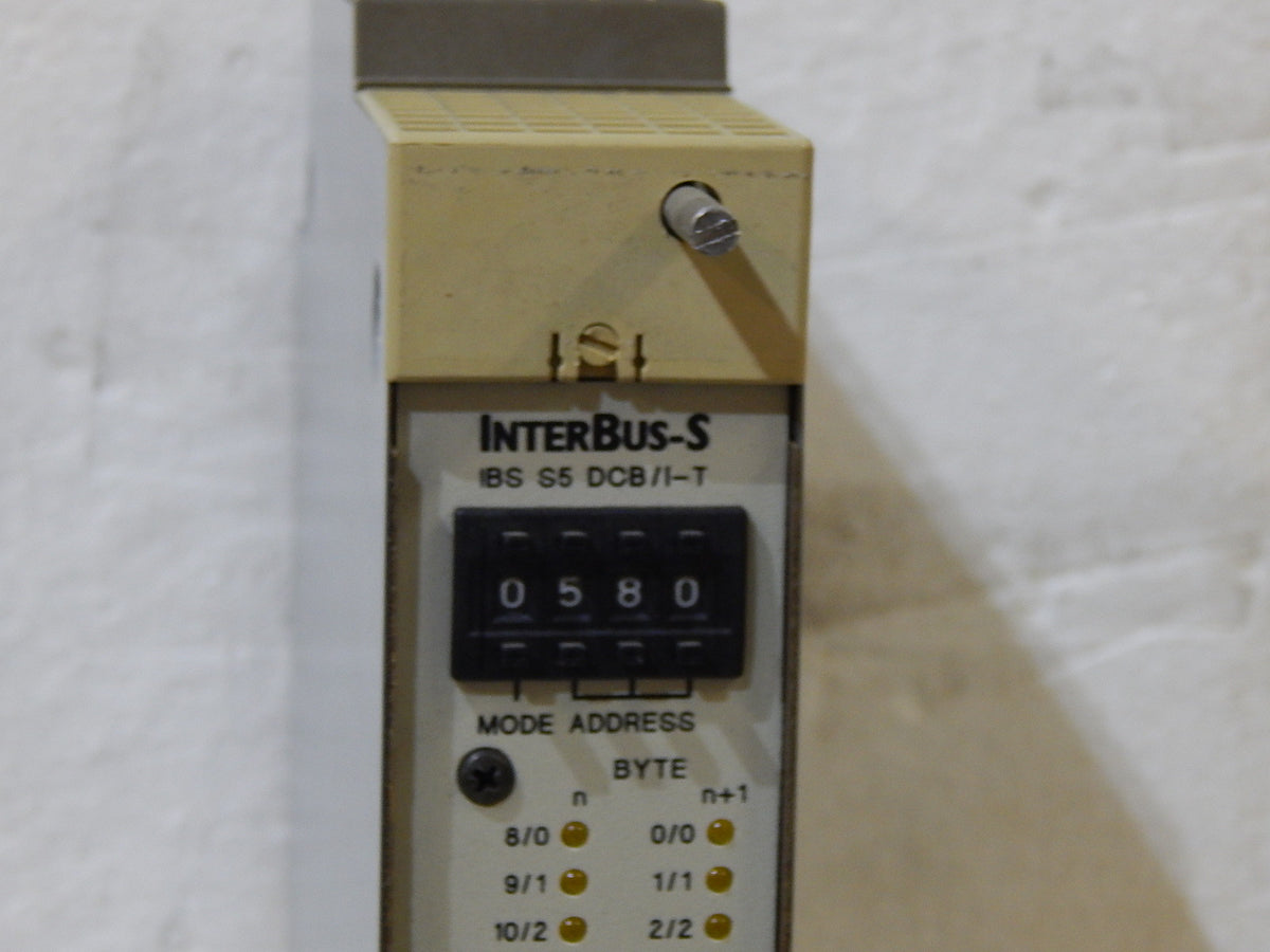 Phoenix Contact Interbus-S IBS S5 DCB/I-T + 6ES5491-0LB11 Used