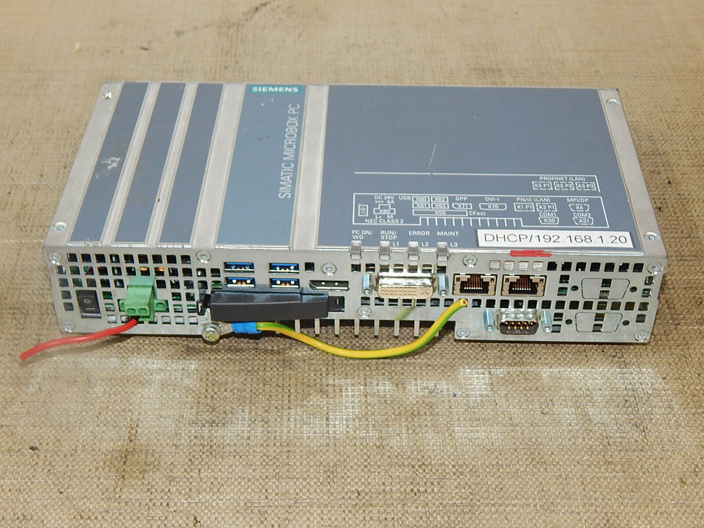 SIEMENS SIMATIC IPC427D 6AG4140-3DB07-0KA0 MICROBOX PC USED