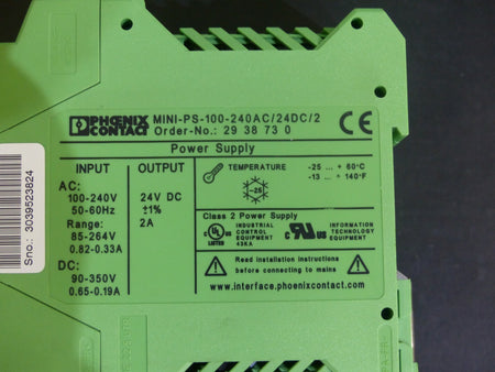 Phoenix Contact MINI-PS-100-240AC/24DC/2