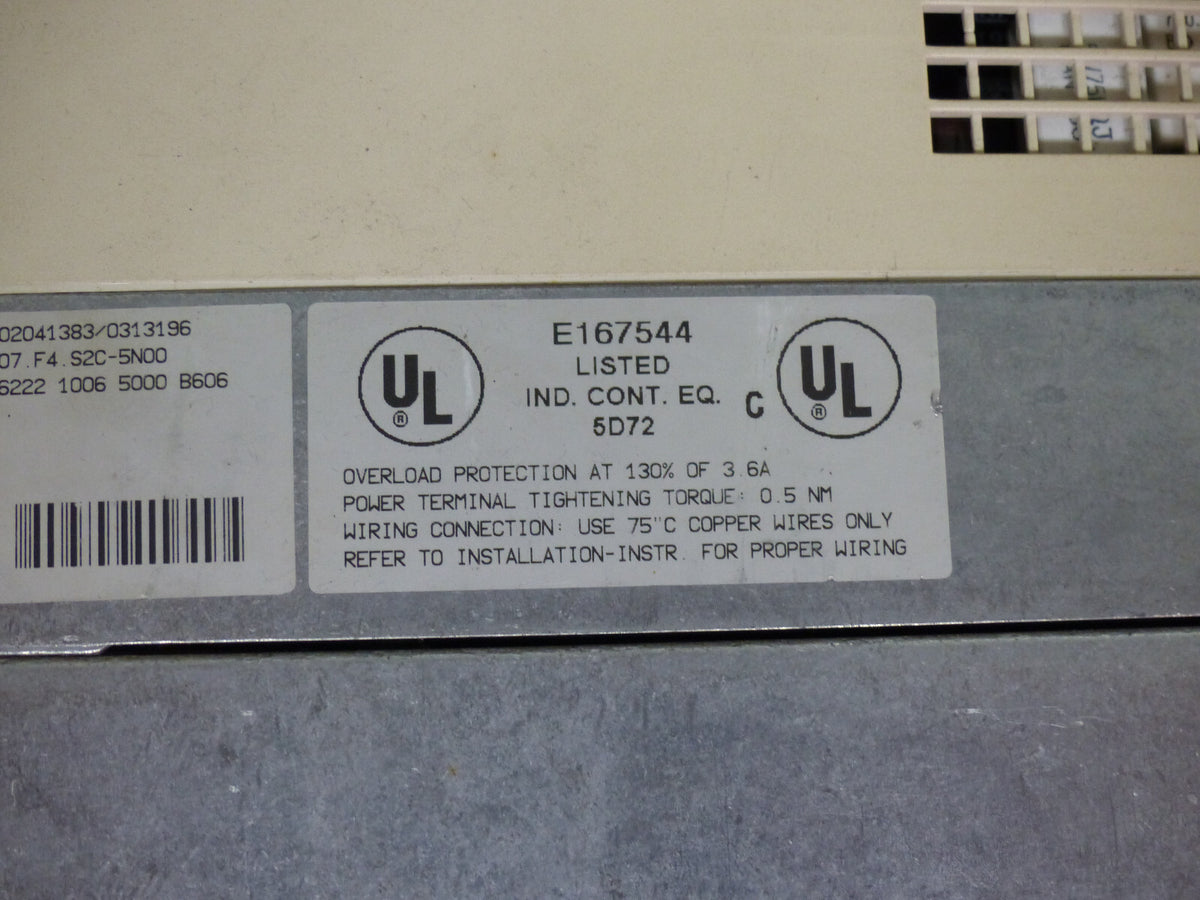 Flender Motox Drive E167544 Frequenzumrichter 1,6  KVA