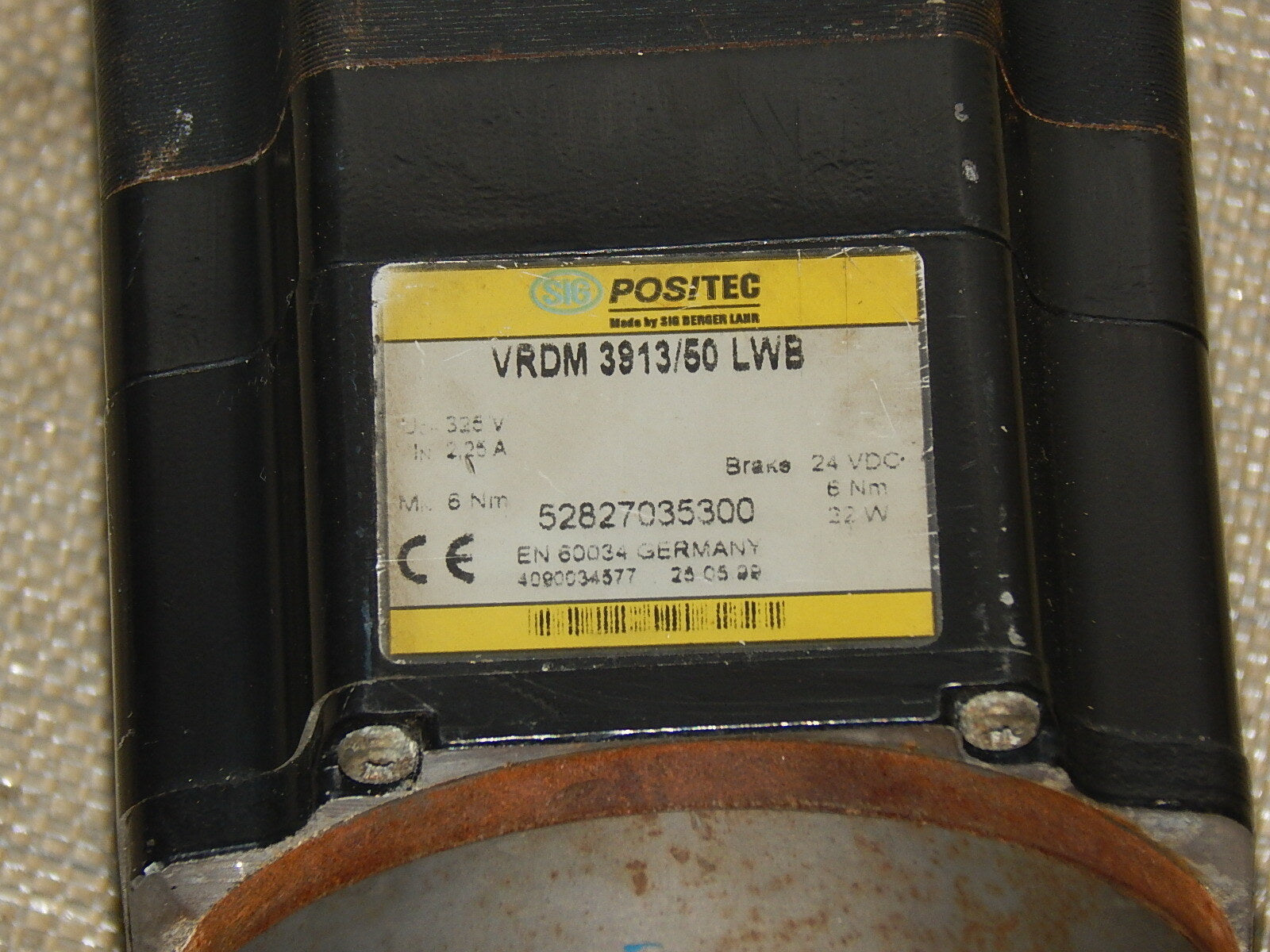  SIG Positec  BERGER LAHR Schrittmotor VRDM 3913/50 LWB used s.Bilder