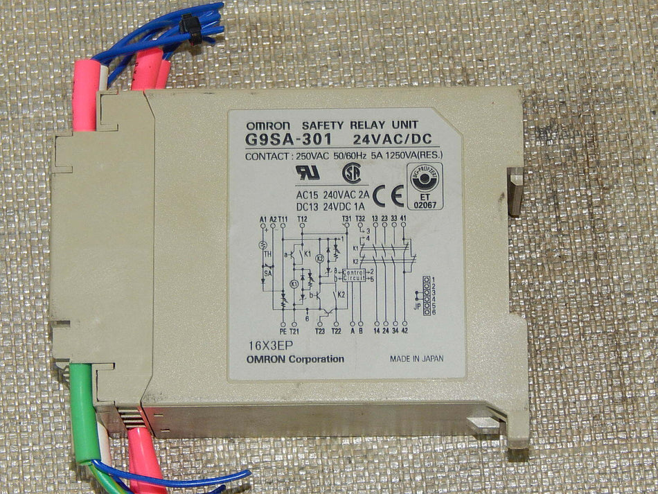 Omron G9SA-301 Sicherheitsrelais Used