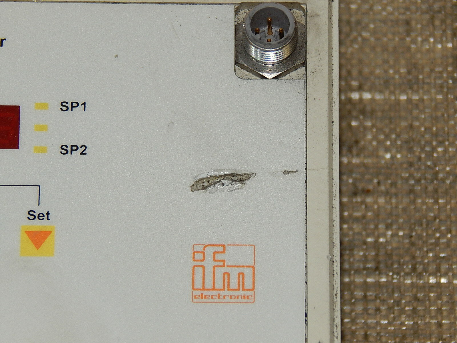 IFM SU 0500  Strömungswächter  IFM SU 0500 Flow Switch used (Gekratz) s.Bilder