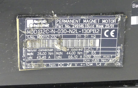 INDRAMAT MDD112C-N-030-N2L-130PB2
