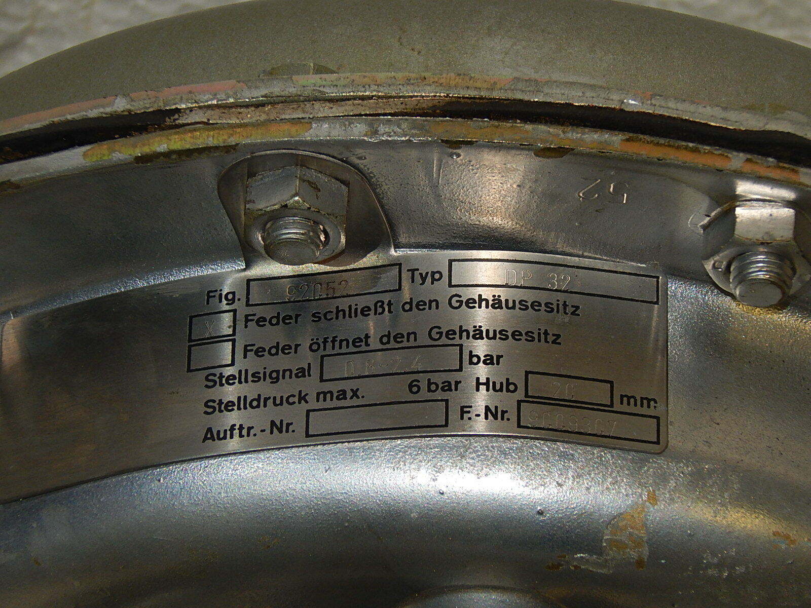  Ari / Stellventil / Pneumatisch / Typ: DP 32 / Fig: 92052 / DN50,PN16