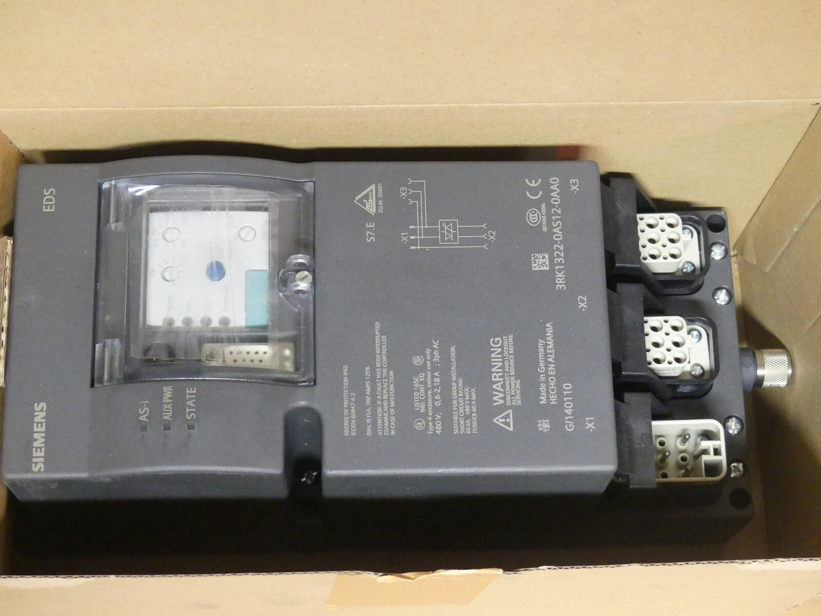 Siemens 3RK1322-0AS12-0AA0 Kompaktstarter Starter   3RK13220AS120AA0