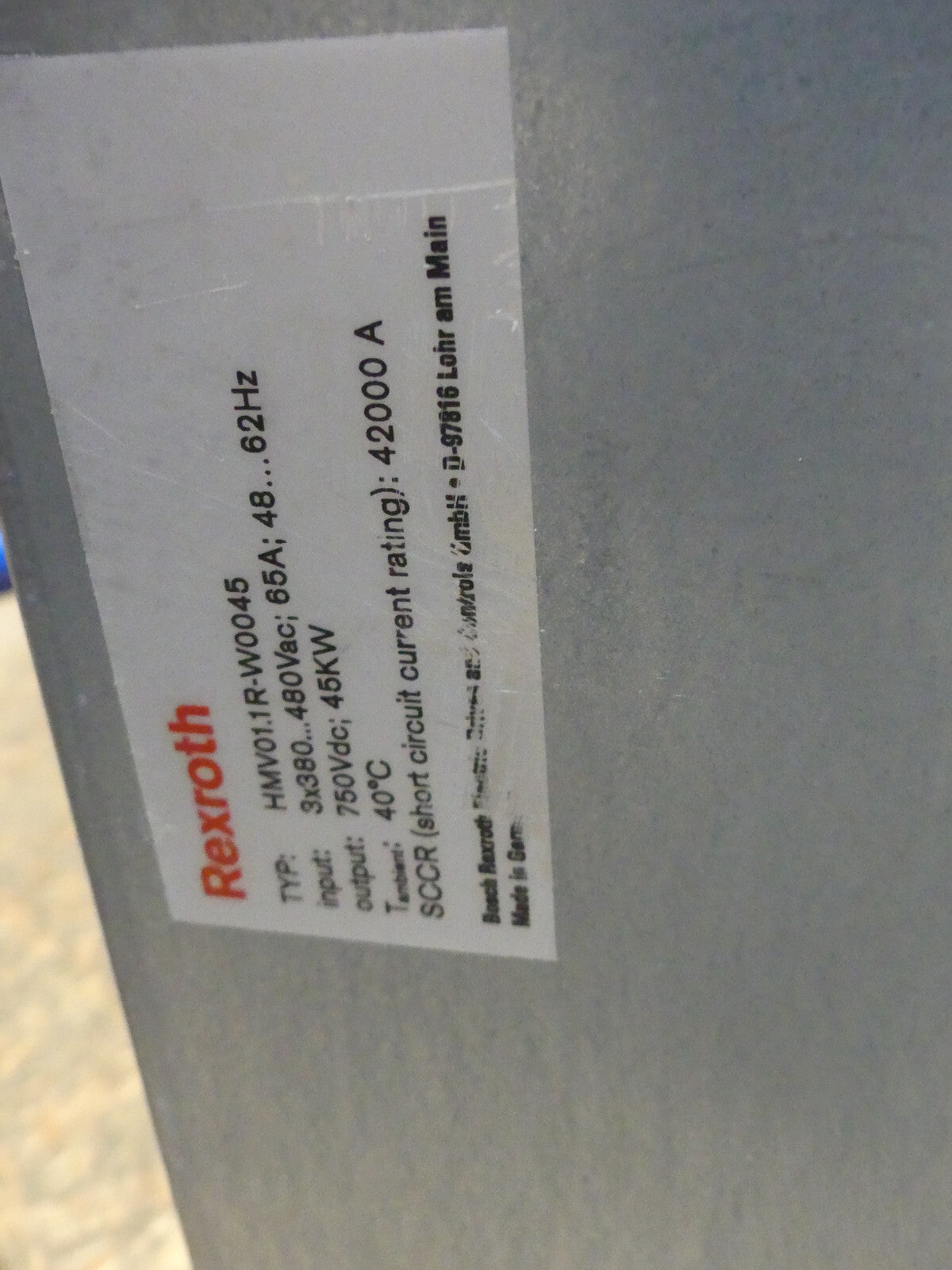 Rexroth Basisgeraet   HMV01.1R-W0045-07-NNNN