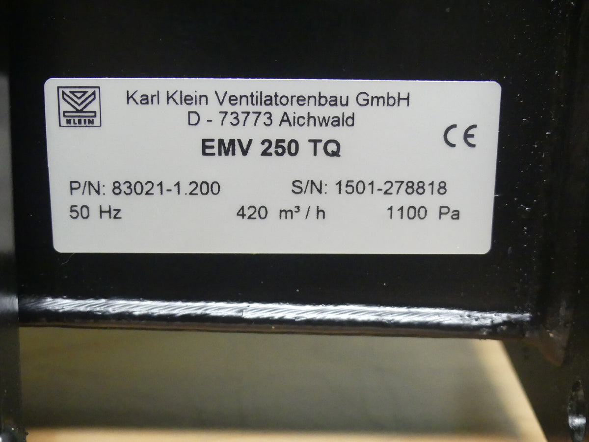 karl klein ventilatorenbau EMV 250 TQ