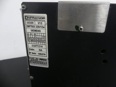 INFRANOR U/220 I/12 SMTBSI 220/12W G3/PTZ10