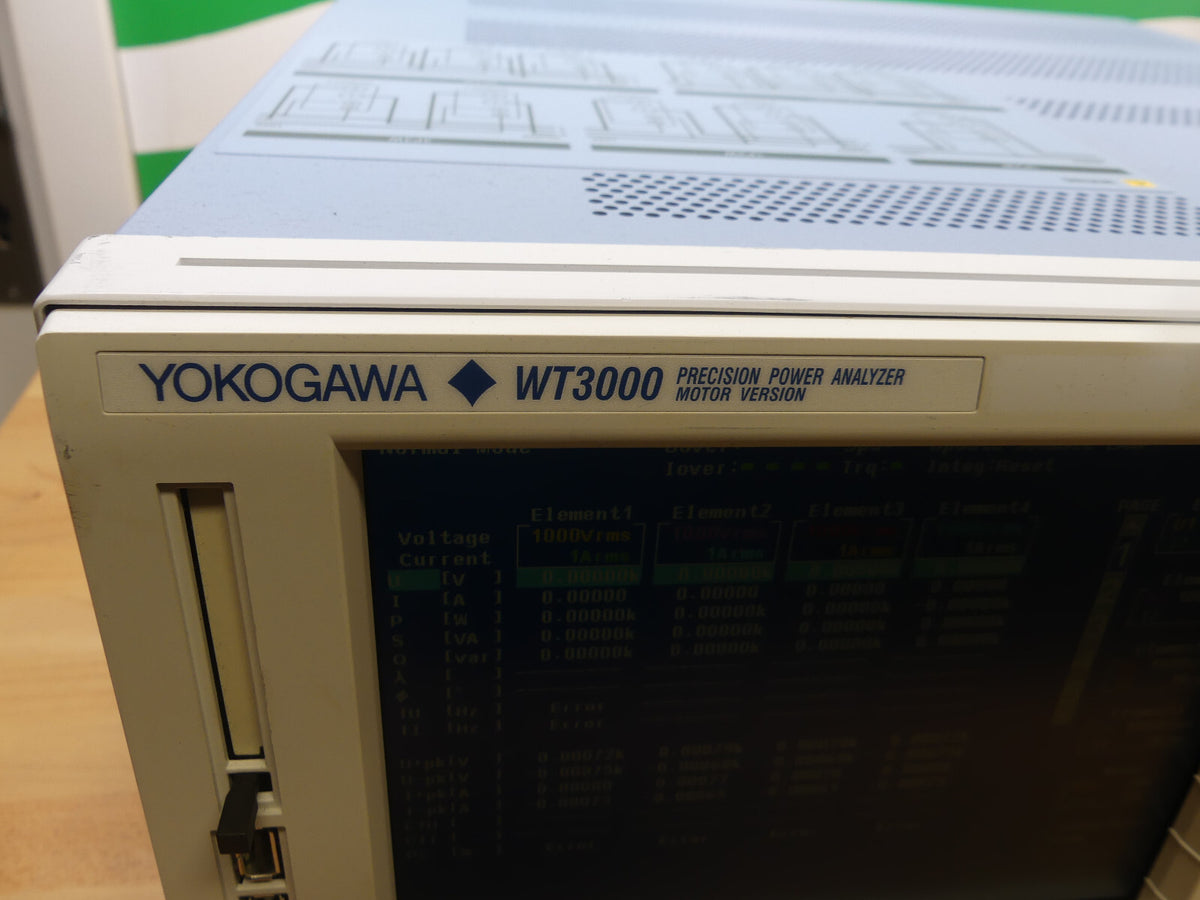 Yokogawa WT3000 Power Analyzer Motor Version 760304-40-MV-F-/EC/C5/DT s.Bilder