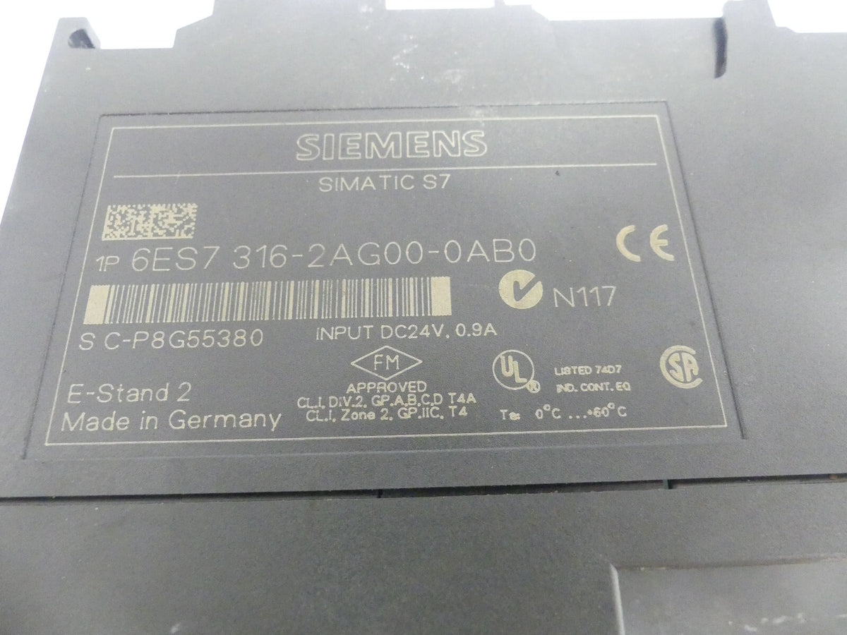 Siemens 6ES7 316-2AG00-0AB0