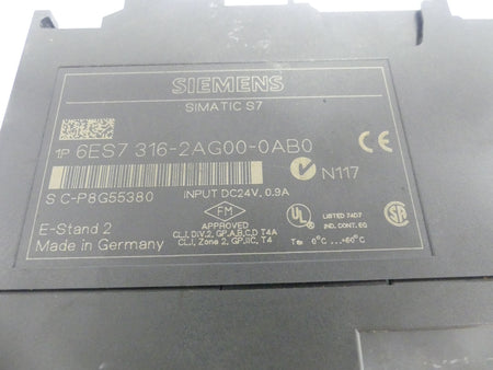 Siemens 6ES7 316-2AG00-0AB0
