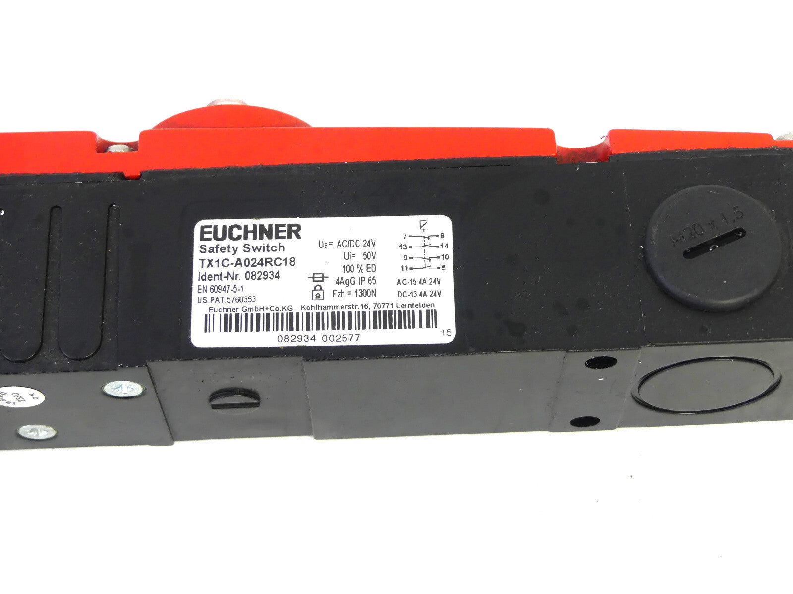 EUCHNER TX1C-A024RC18  Sicherheitsschalter