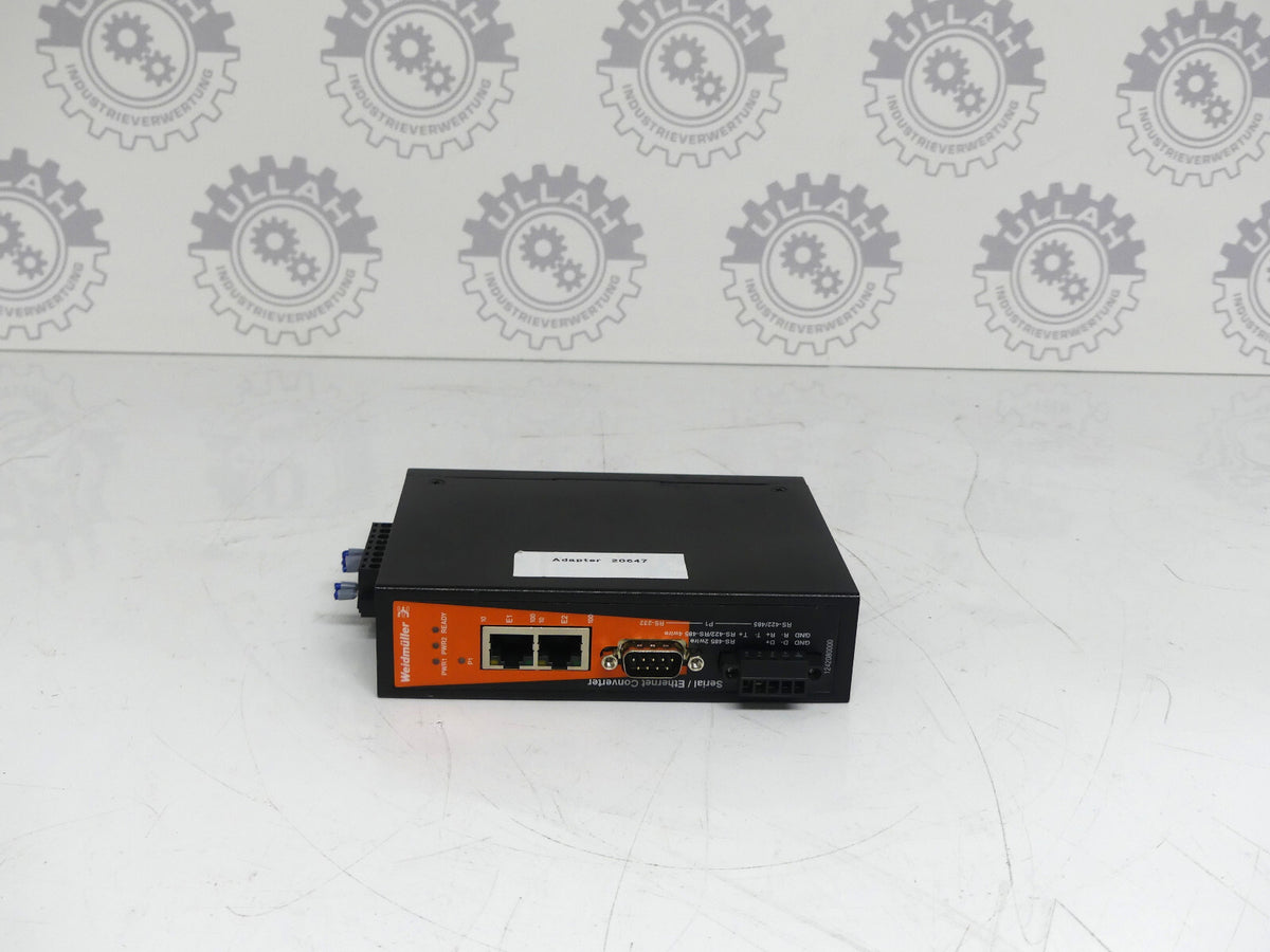Weidmüller Serial/Ethernet Converter IE-CS-2TX-1RS232/485