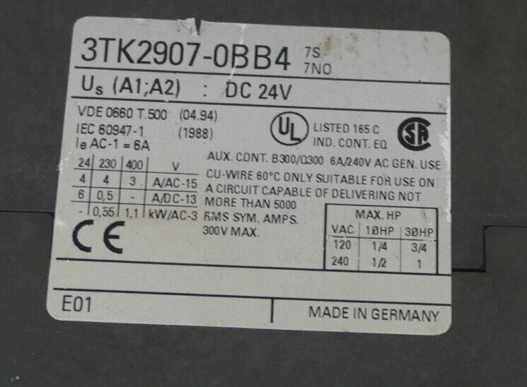 Siemens 3TK2 907-0BB4