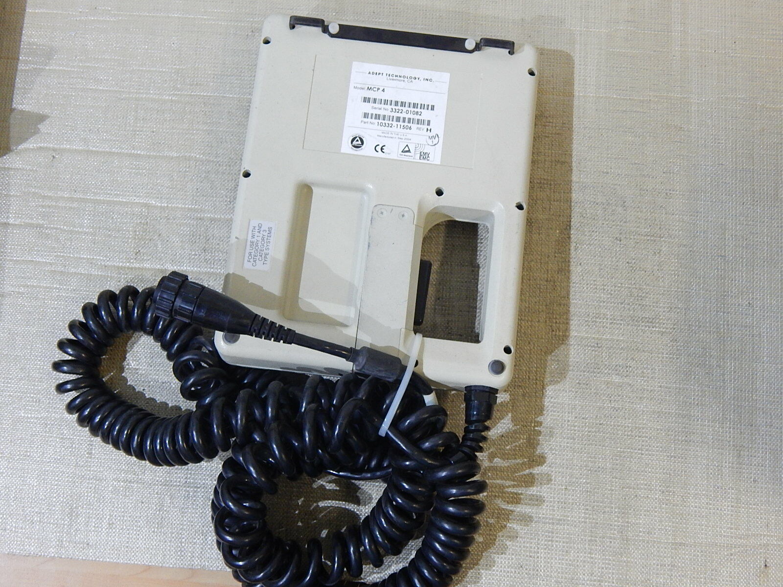 Adept Tech. 10332-11506  Rev. H Handbetrieb Operator MCP 4  used