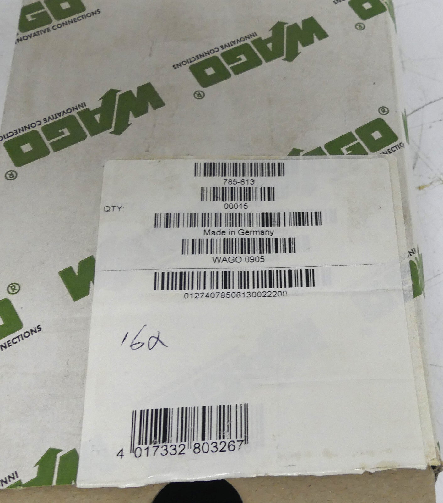 16x WAGO 1-Leiter-N-Trennklemme 785-613