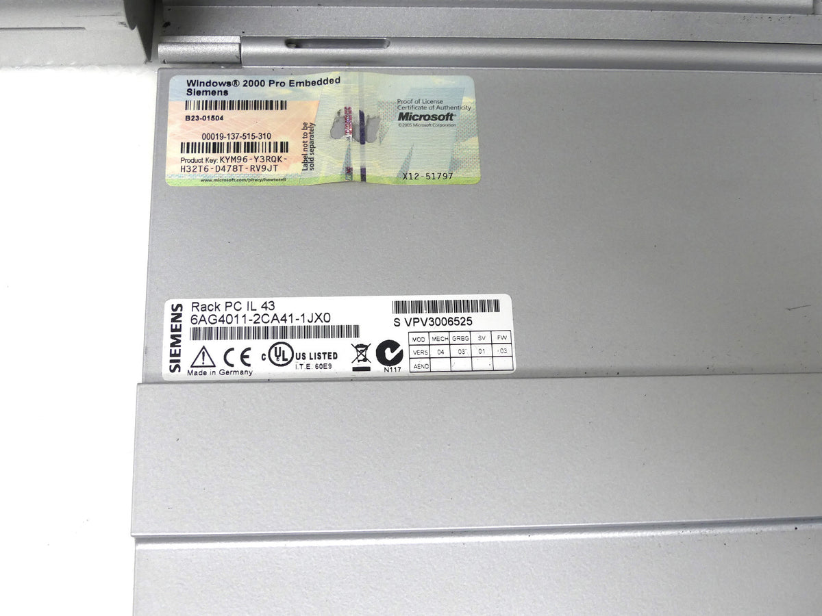 Siemens 6AG4011-2CA41-1JX0