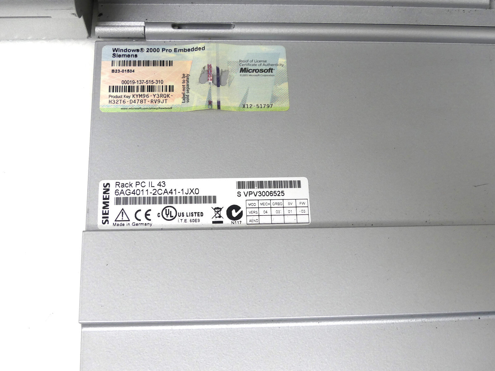 Siemens 6AG4011-2CA41-1JX0