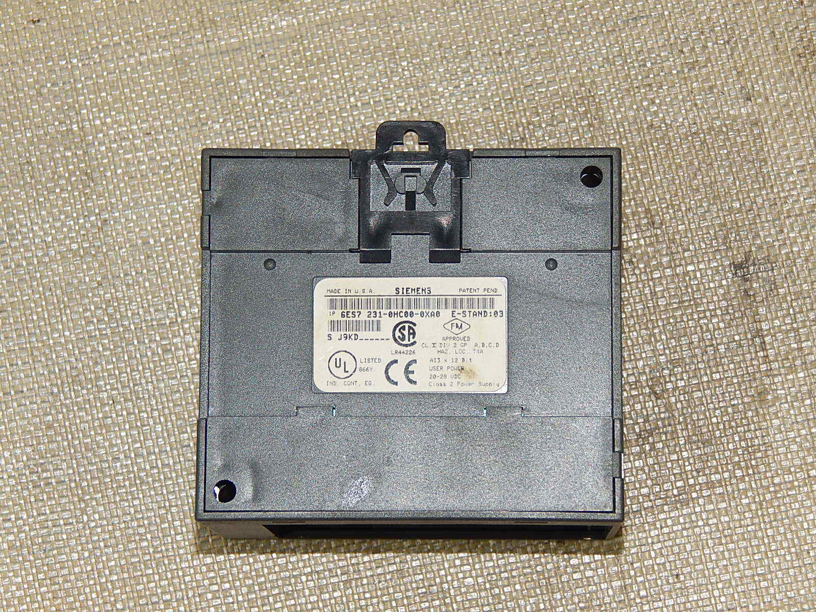  Siemens Simatic S7 Analog IN  6ES7 231-0HC00-0XA0//6ES7231-0HC00-0XA0 Used