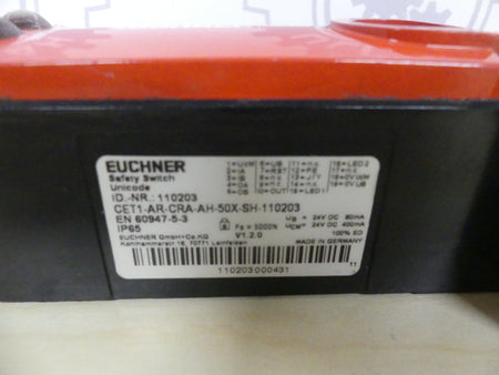 Euchner CET1-AR-CRA-AH-50X-SH-110203  Sicherheitsschalter