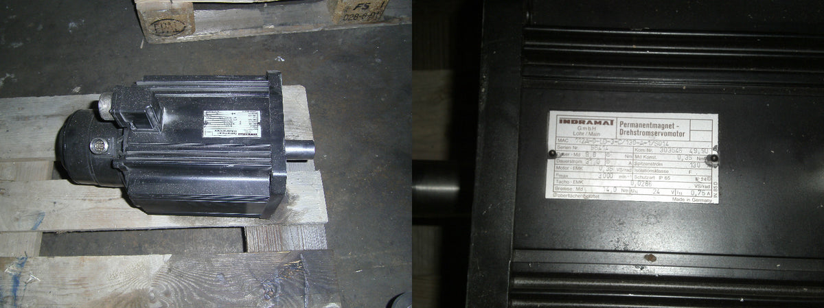 Indramat Permanentmagnet Drehstromservomotor MAC 112A-0-LD-3-C/130-A-1/S014