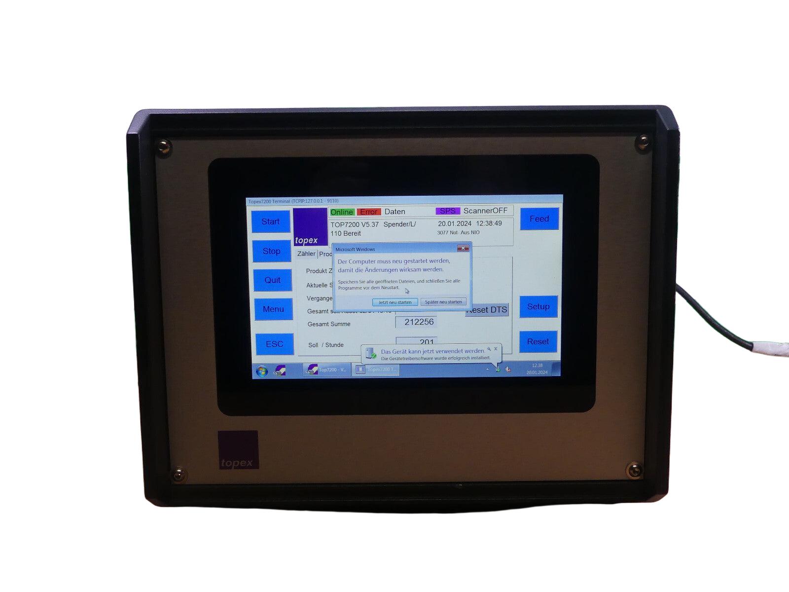 TOPEX TOP 7200/7250 Steuerung für Etikettiermaschine Industrie PC E/A HW V 1.3