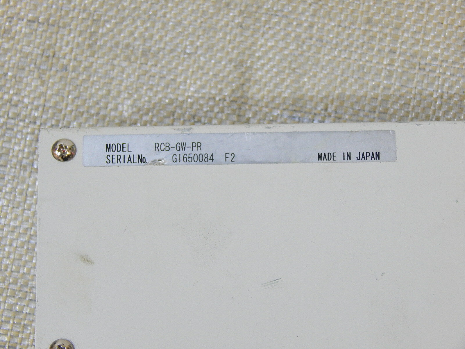 IAI Corporation RCB-GW-PR  Serial No.GI650084 F2 Used