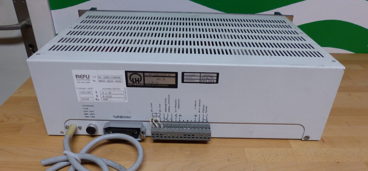leybord turbotronik nt 1000/1500 vh oer tutbovac 1000 used s.Bilder