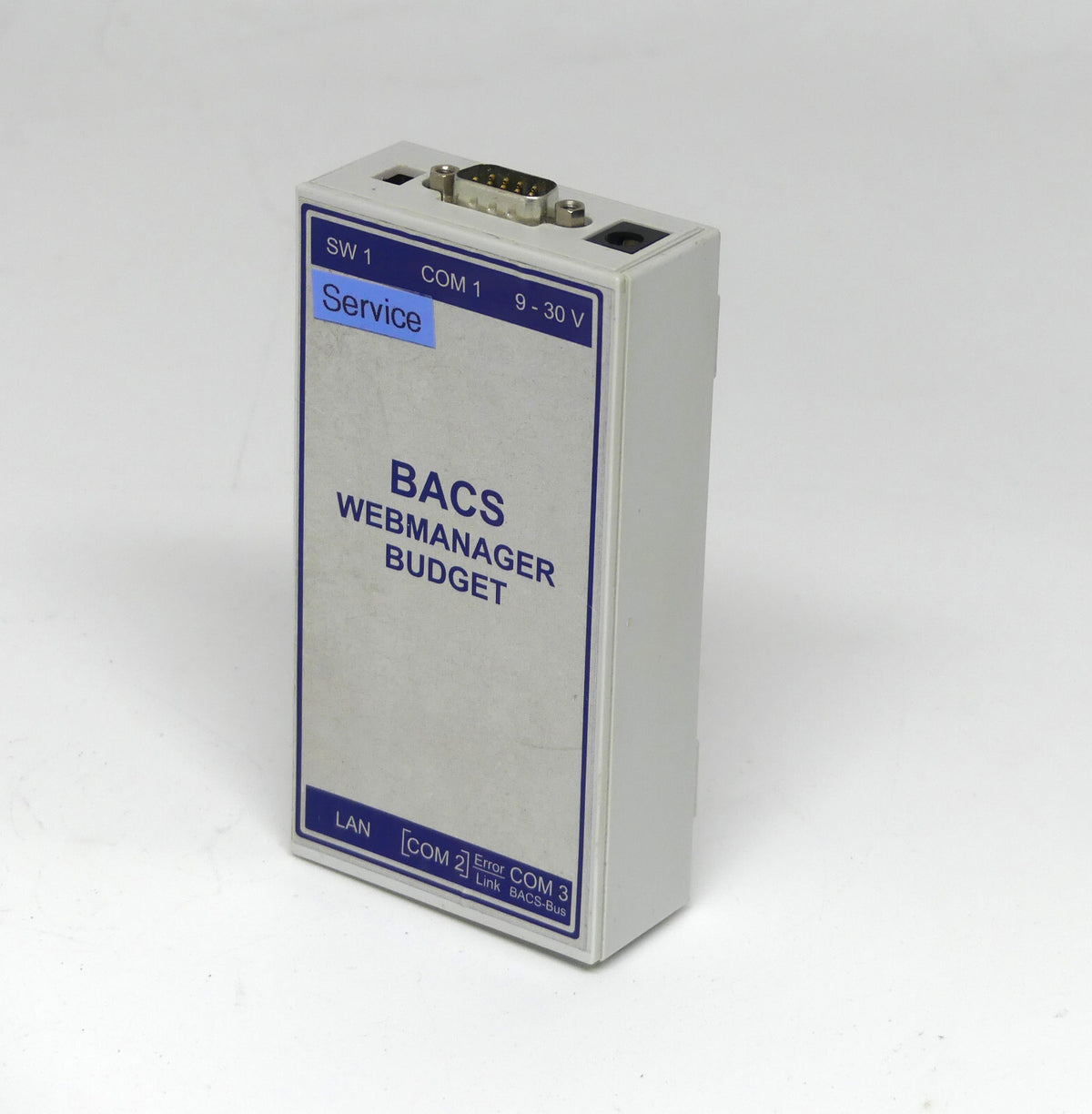 BACS WEBMANAGER BUDGET BACSKIT_B