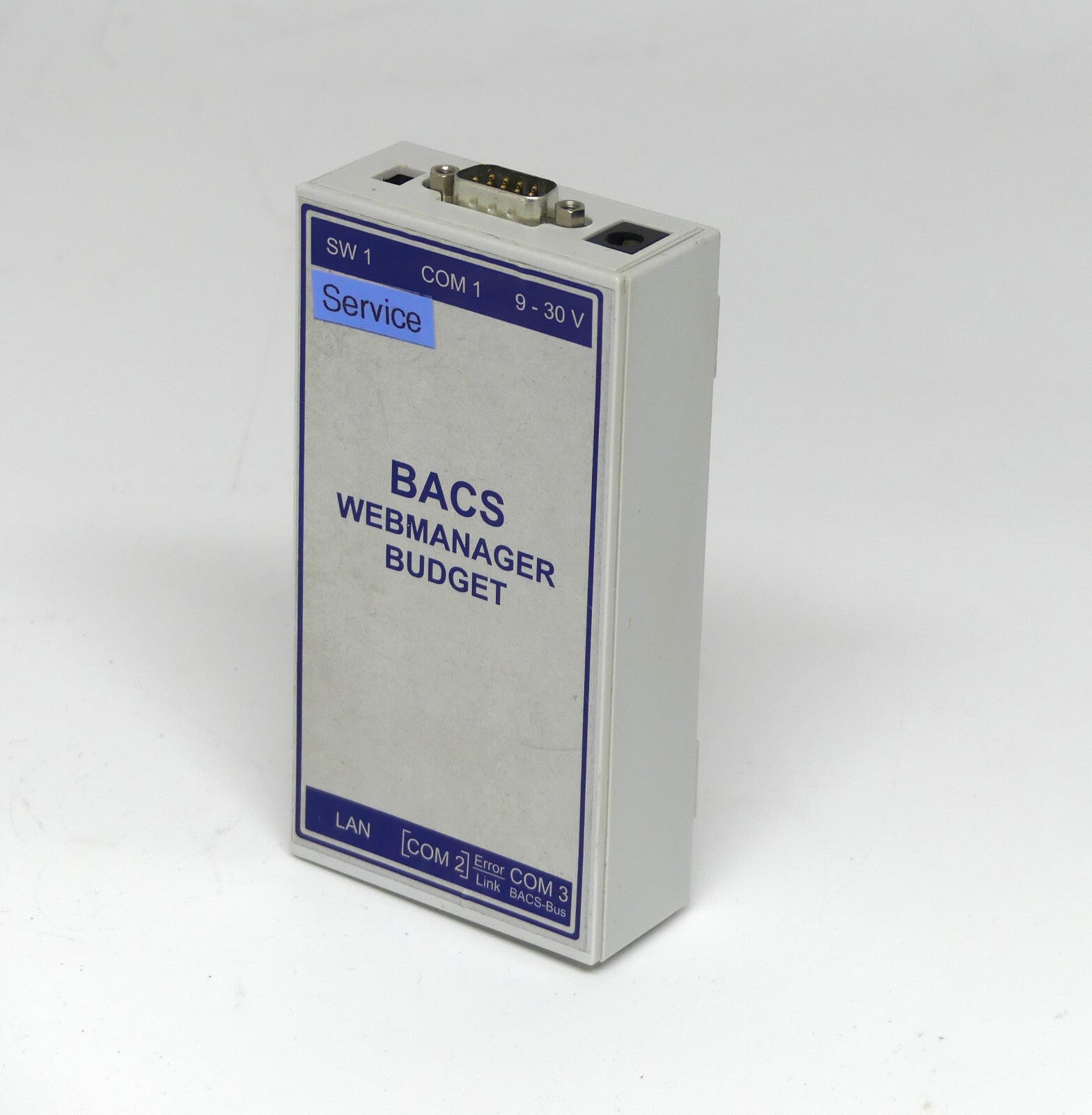 BACS WEBMANAGER BUDGET BACSKIT_B
