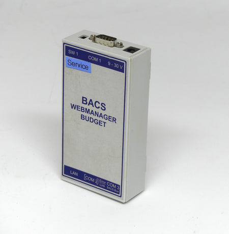 BACS WEBMANAGER BUDGET BACSKIT_B