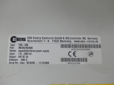 ess elektra cbs -500 cbs 2402 s.Bilder
