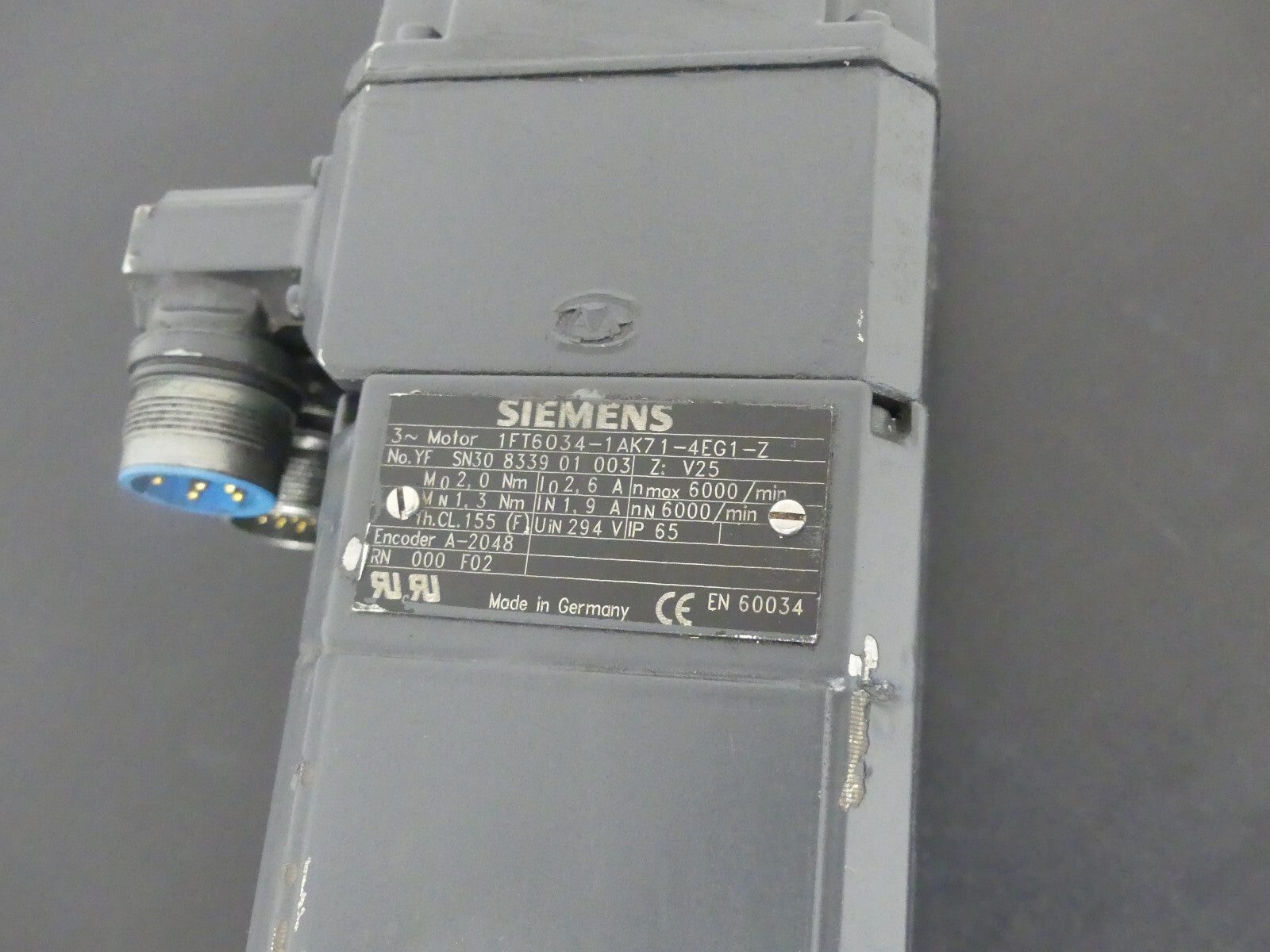 Siemens  1FT6034-1AK71-4EG1-Z, 1FT6 034-1AK71-4EG1-Z s.Bilder