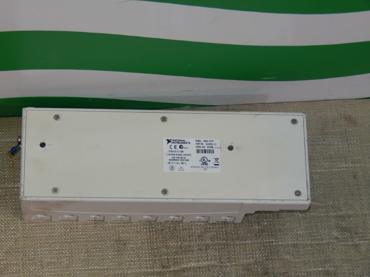  NATIONAL INSTRUMENTS cDAQ-9172, compact DAQ chassis used