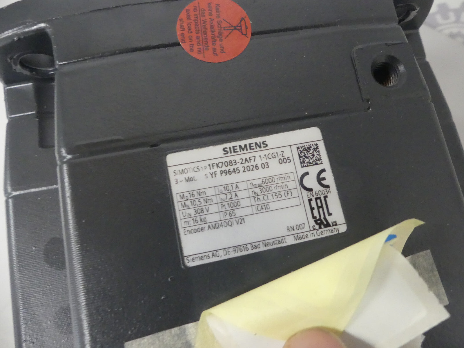 Siemens 1FK7083-2AF71-1CG1-Z