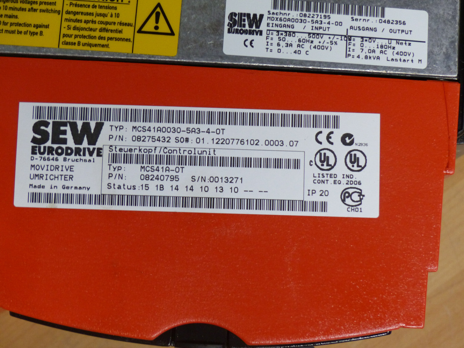 sew mcs41a0030-5a3-4-0t   mdx60a0030-5a3-4-00